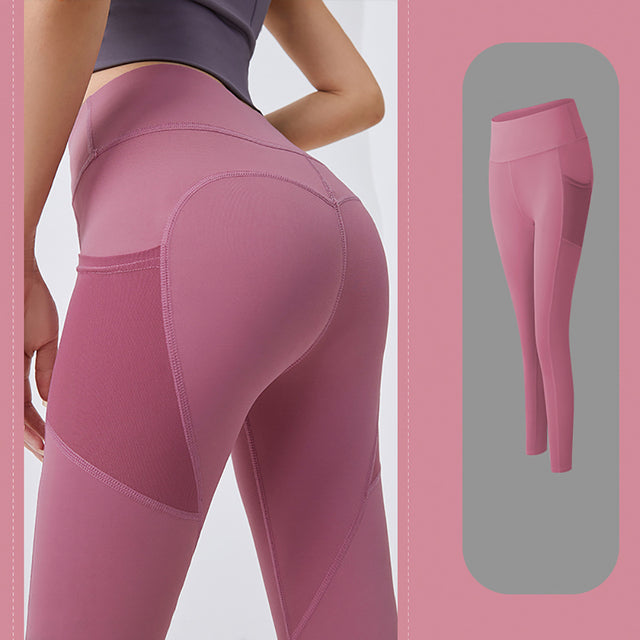 High-Waist Leggings with Side Pocket