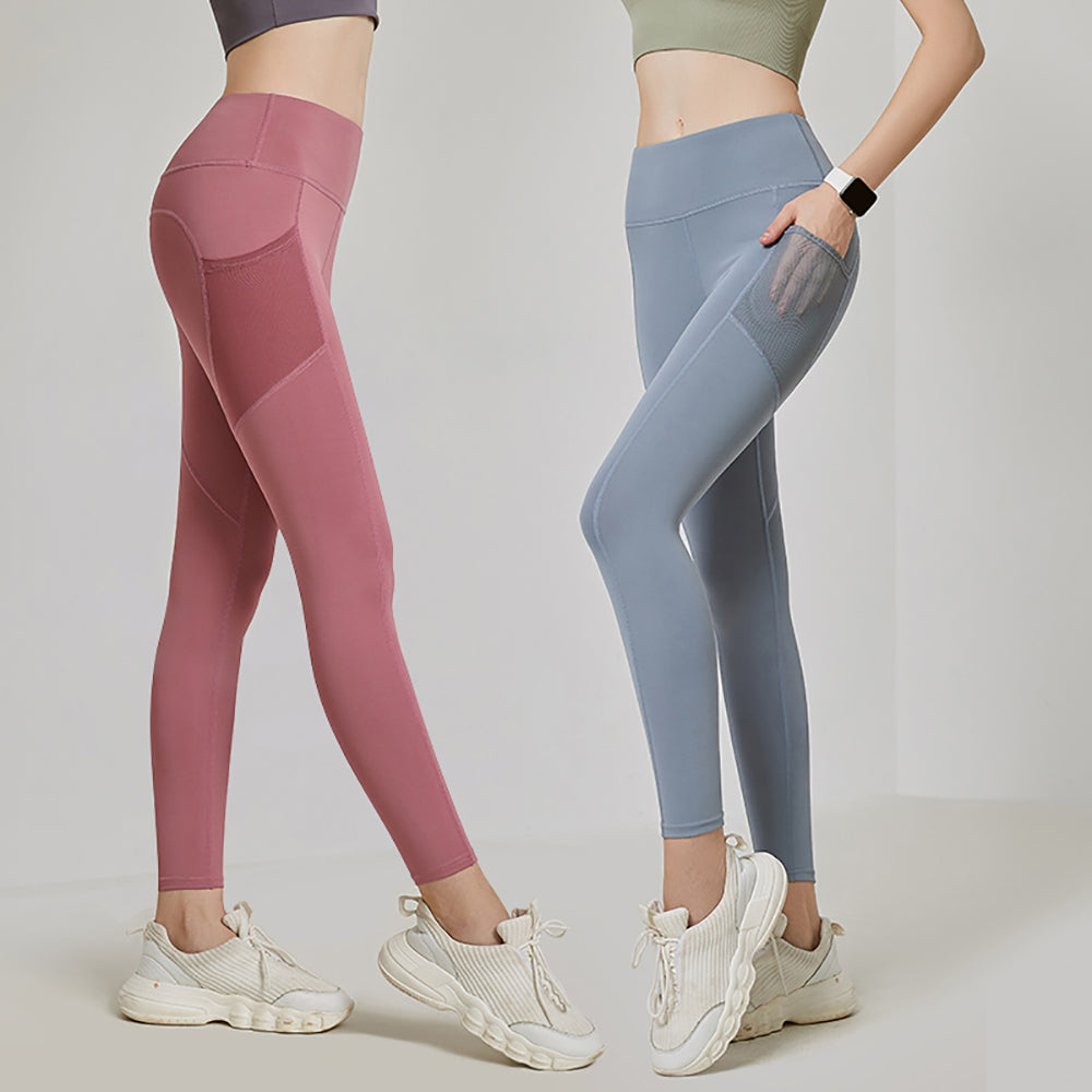 High-Waist Leggings with Side Pocket