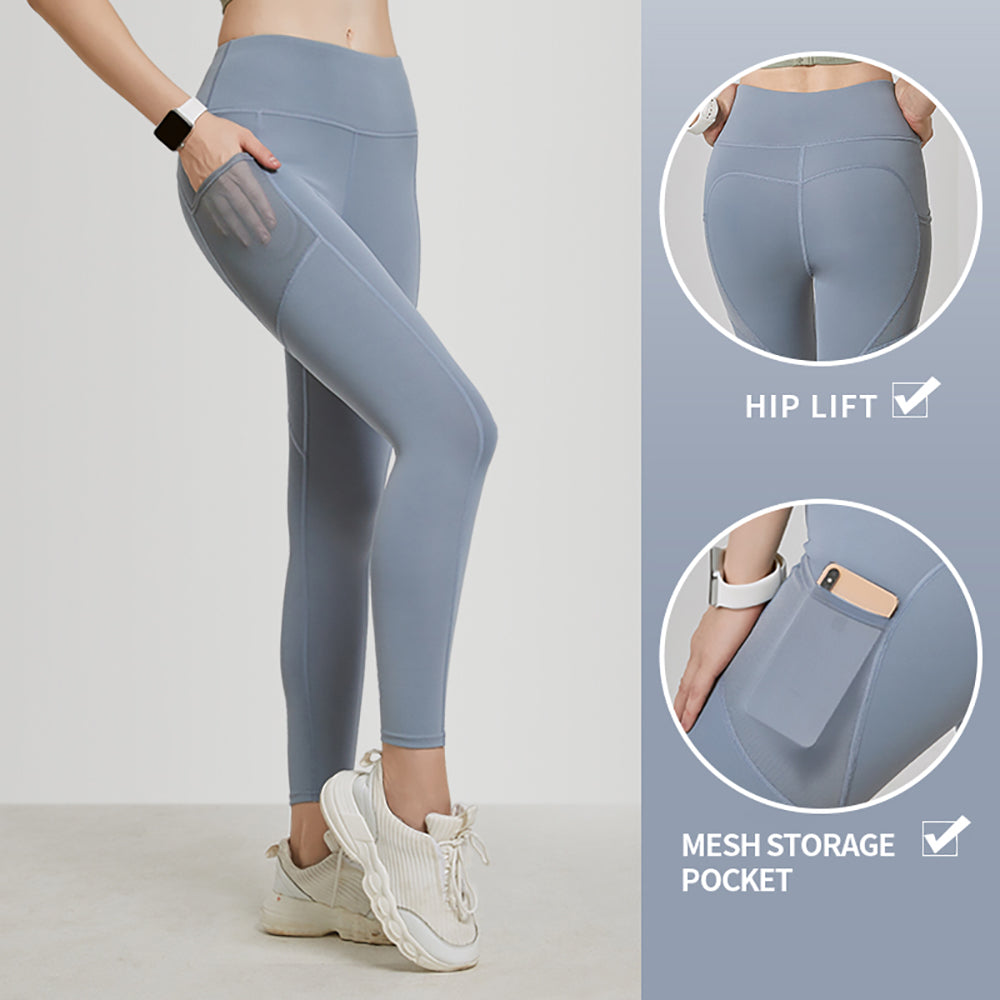 High-Waist Leggings with Side Pocket