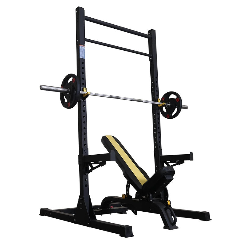 Adjustable Power Rack with Pull-Up Bar