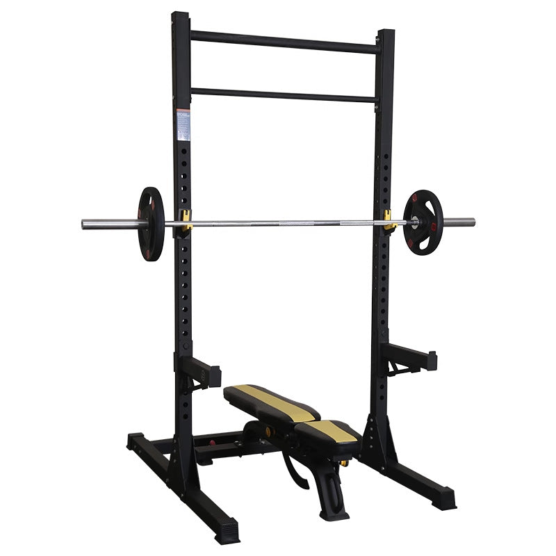 Adjustable Power Rack with Pull-Up Bar