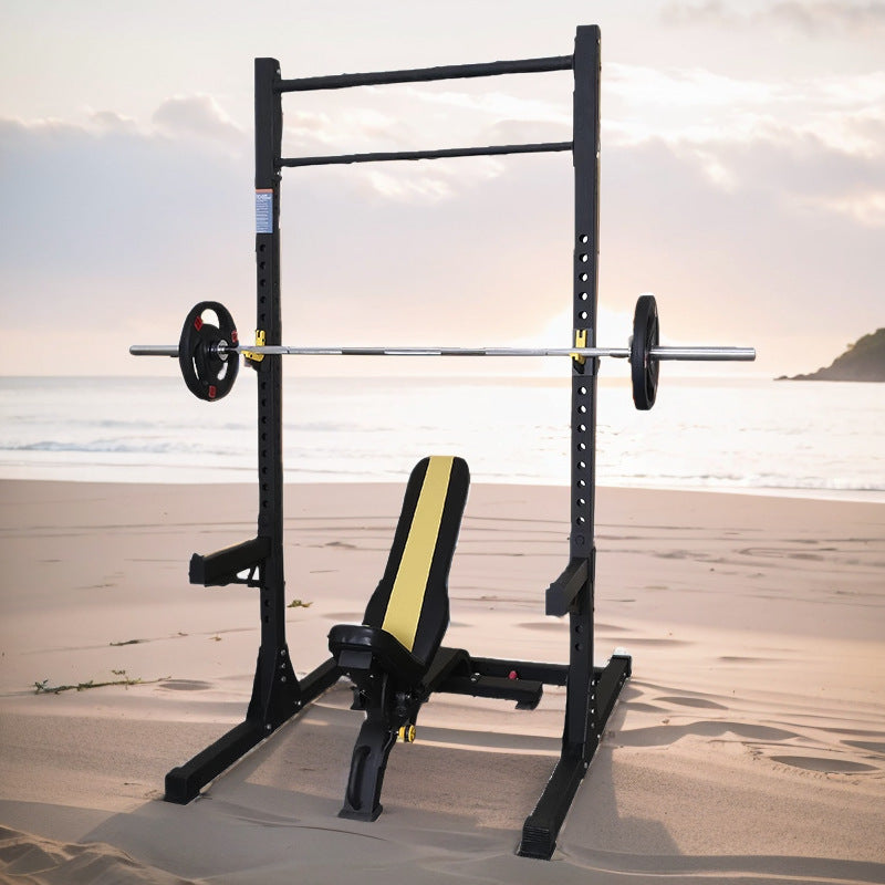 Adjustable Power Rack with Pull-Up Bar