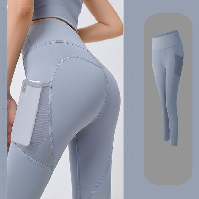 High-Waist Leggings with Side Pocket