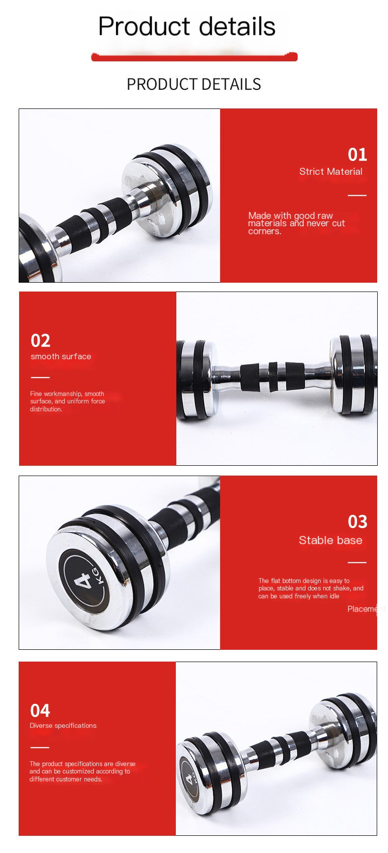 Elegant Dumbbell with Soft Grip