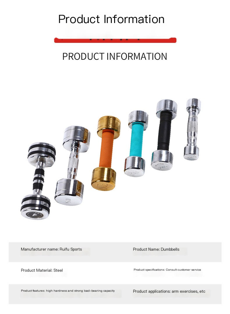 Elegant Dumbbell with Soft Grip