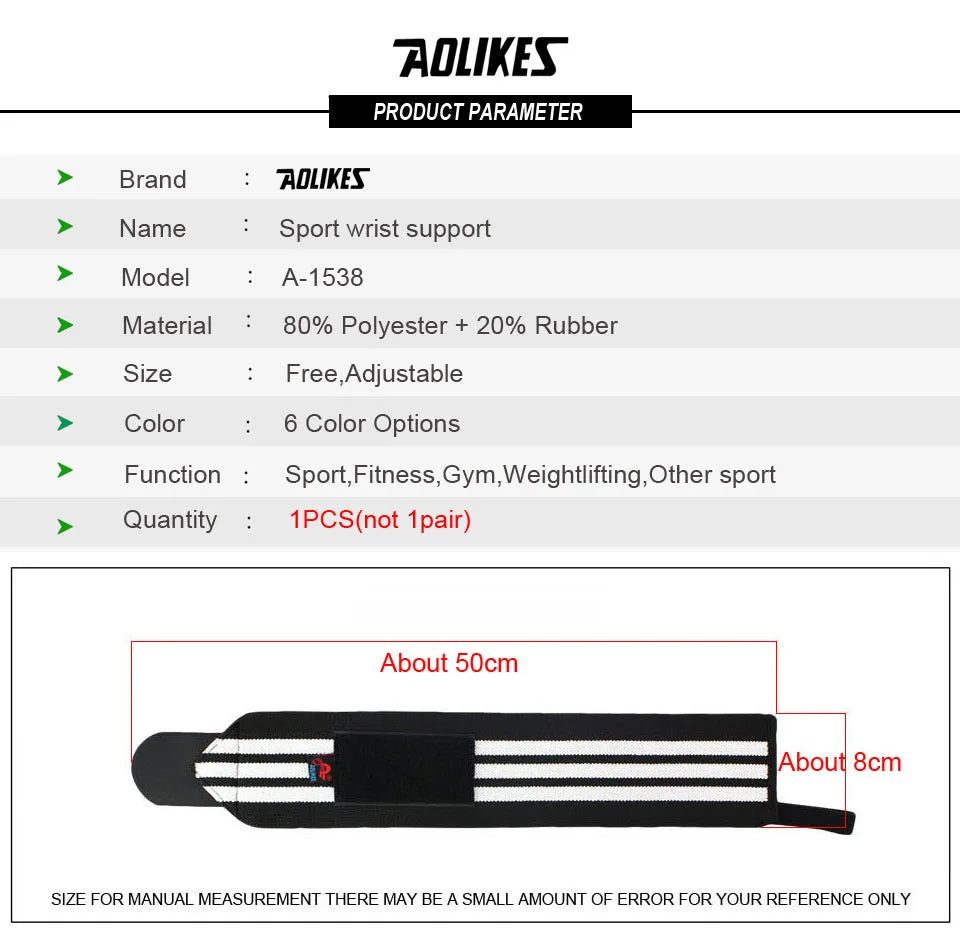 Wrist Wraps for Weightlifting